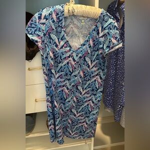 Lilly Pulitzer Etta Short Sleeve V-Neck Dress